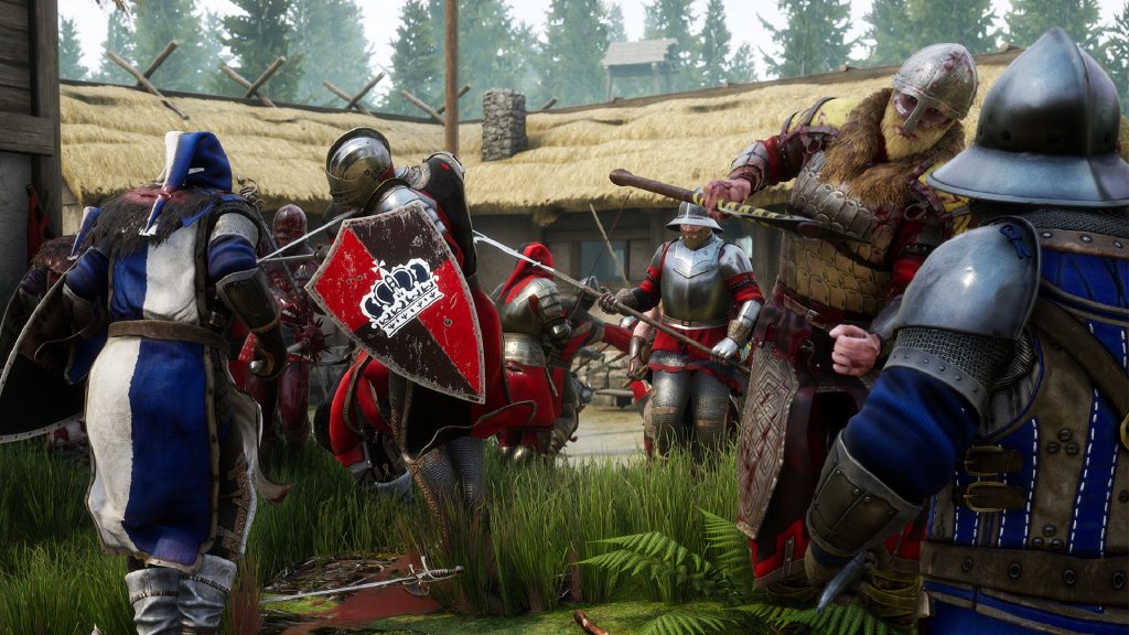 Mordhau – A Medieval Multiplayer Game Featuring Large-scale Battles, With Realistic Swordplay And Tactical Combat.