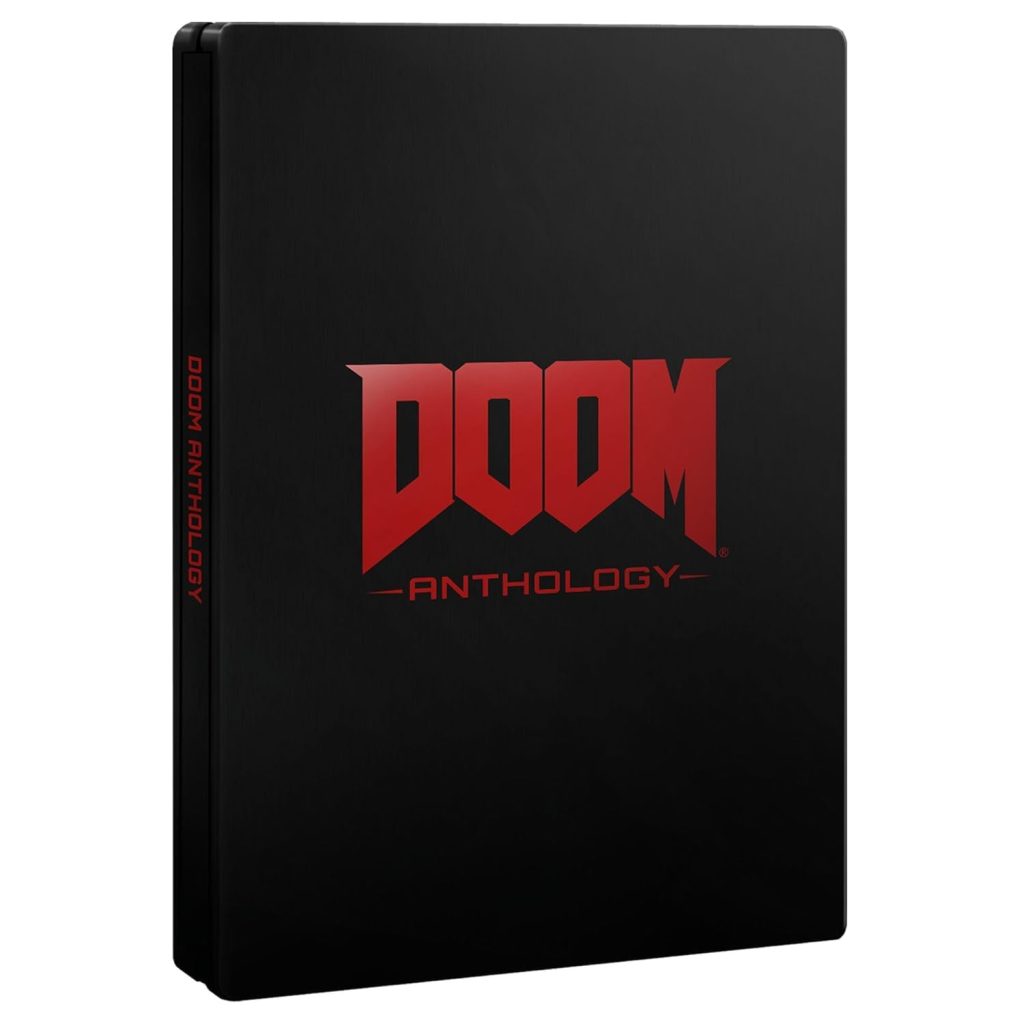 Doom Anthology PlayStation - For PS4 / PS5 - Rated M+17 (Mature) - First Person Shooter - Includes: Exclusive SteelBook and a 5 inch replica of the BFG